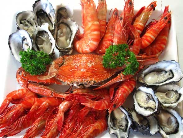 рацион на мужской диете для похудения морепродукты