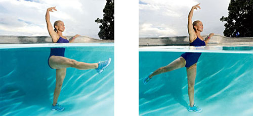 летние упражнения для похудения упражнения в воде