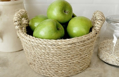 цветотерапия для похудения зеленые яблоки в корзине